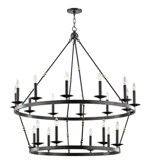 Hudson Valley - 3247-AOB - 20 Light Chandelier - Allendale - Aged Old Bronze