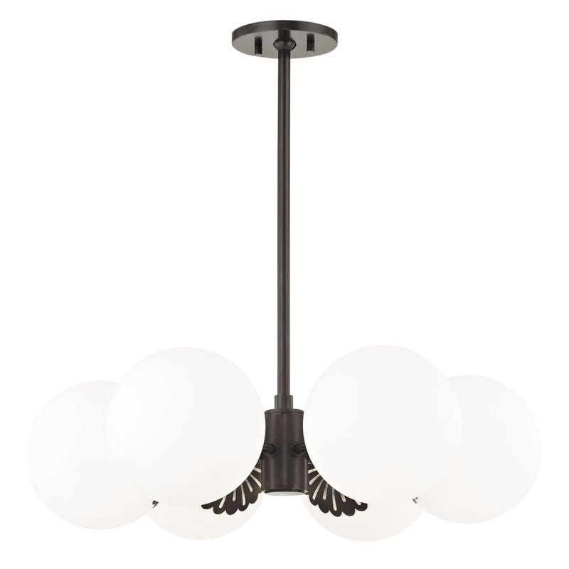 Mitzi - H193806-OB - Six Light Chandelier - Paige - Old Bronze