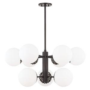 Mitzi - H193809-OB - Nine Light Chandelier - Paige - Old Bronze