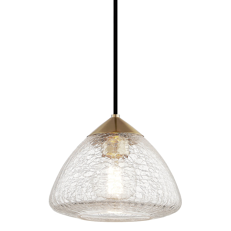 Mitzi - H216701S-AGB - One Light Pendant - Maya - Aged Brass