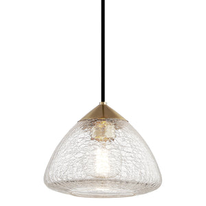 Mitzi - H216701S-AGB - One Light Pendant - Maya - Aged Brass