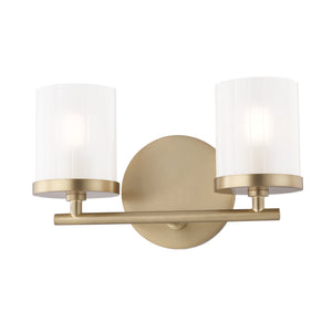 Mitzi - H239302-AGB - Two Light Bath and Vanity - Ryan - Aged Brass