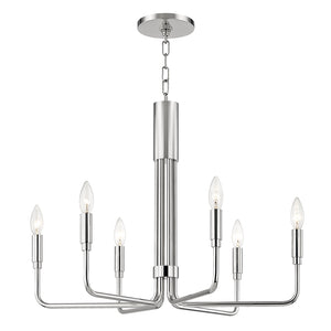 Mitzi - H261806-PN - Six Light Chandelier - Brigitte - Polished Nickel