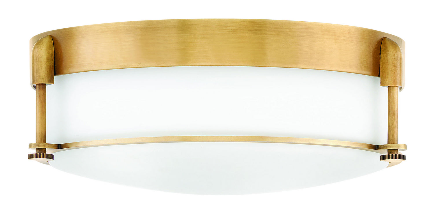 Hinkley - 3233HB - LED Flush Mount - Colbin - Heritage Brass