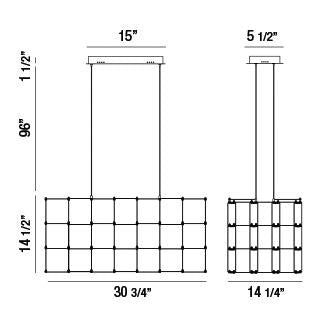 Eurofase - 33717-012 - LED Chandelier - Linwood - Chrome