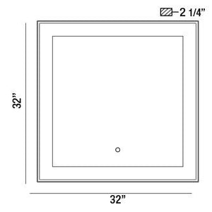 Eurofase - 33831-015 - LED Mirror - Mirror - Silver