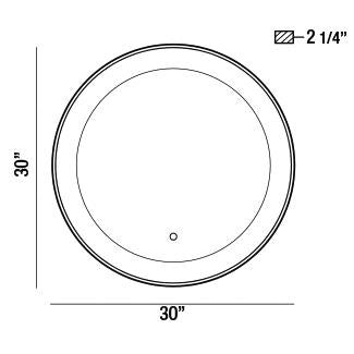 Eurofase - 33832-012 - LED Mirror - Mirror - Silver