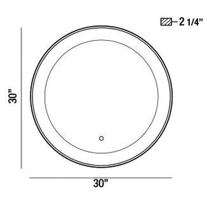 Eurofase - 33832-012 - LED Mirror - Mirror - Silver