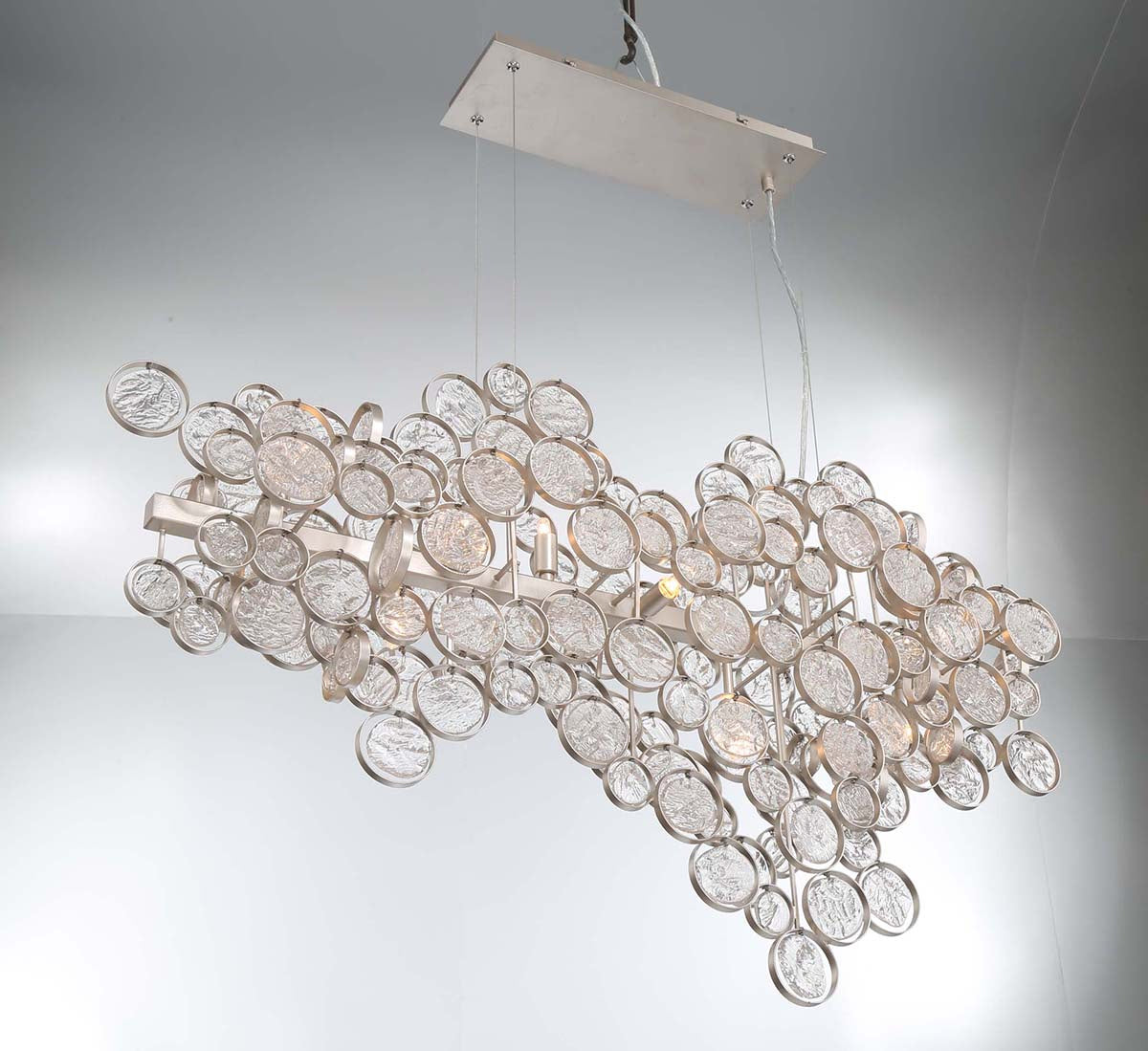 Eurofase - 34031-018 - 12 Light Chandelier - Trento - Champagne Silver