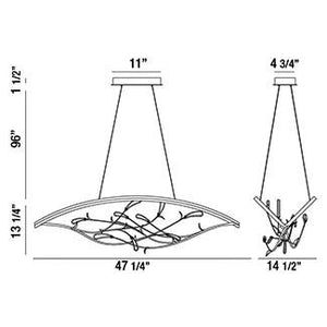 Eurofase - 34065-013 - LED Chandelier - Basilica - Oil Rubbed Bronze