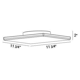 Eurofase - 34117-019 - OUTDR,LED SURFACE,SQ,GRAPHITE - ABOVE - Graphite Grey