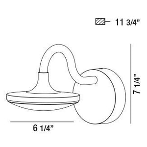 Eurofase - 34119-013 - LED Outdoor Wall Mount - Outdoor - Graphite Grey