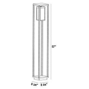 Eurofase - 34123-010 - LED Bollard - Led Bollard - Graphite Grey