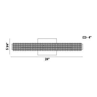 Eurofase - 34157-015 - SASSI-VAN-24IN-CHR - SASSI - Chrome