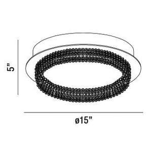Eurofase - 34159-019 - SASSI-FM-15IN-CHR - SASSI - Chrome