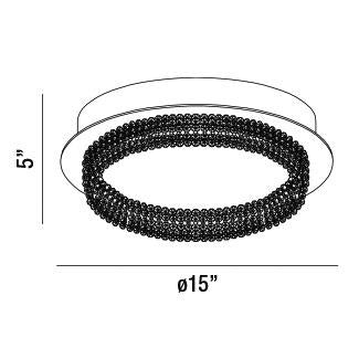 Eurofase - 34159-019 - SASSI-FM-15IN-CHR - SASSI - Chrome