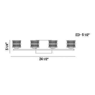 Eurofase - 34161-012 - LED Bathbar - Guelph - Chrome