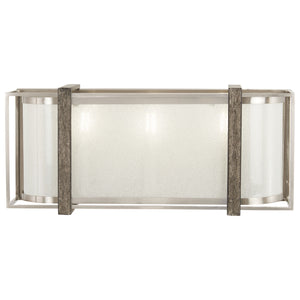 Minka-Lavery - 4563-098 - Three Light Bath - Tyson's Gate - Brushed Nickel w/Shale Wood