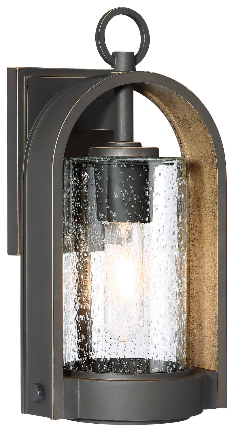 Minka-Lavery - 72451-143C - One Light Outdoor Wall Mount - Kamstra - Oil Rubbed Bronze w/Gold Highlights