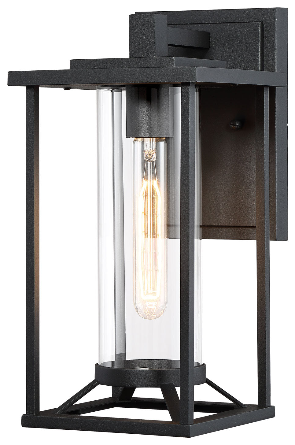Minka-Lavery - 72472-66 - One Light Outdoor Wall Mount - Trescott - Black