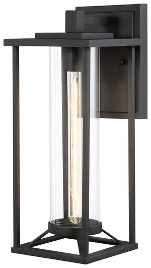 Minka-Lavery - 72473-66 - One Light Outdoor Wall Mount - Trescott - Black