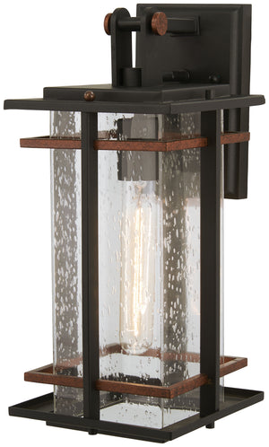 Minka-Lavery - 72492-68 - One Light Outdoor Wall Mount - San Marcos - Black w/Antique Copper