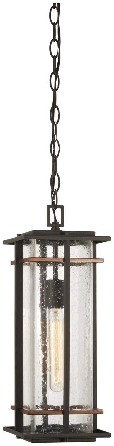 Minka-Lavery - 72494-68 - One Light Outdoor Chain Hung Lantern - San Marcos - Black w/Antique Copper