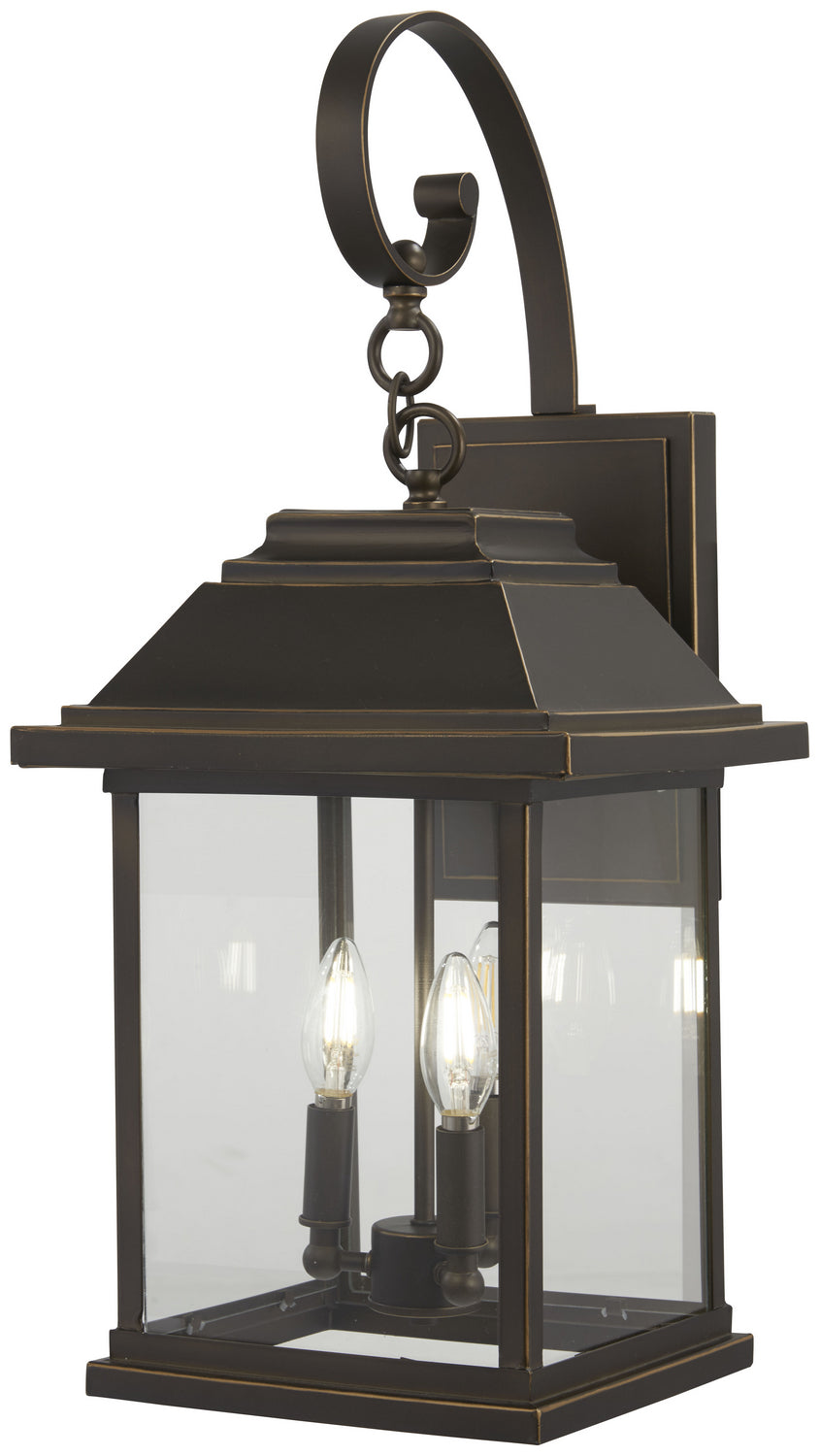 Minka-Lavery - 72633-143C - Four Light Outdoor Wall Mount - Mariner's Pointe - Oil Rubbed Bronze w/Gold Highlights