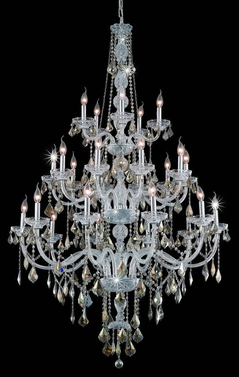 Elegant Lighting - V7825G43C-GT/RC - 25 Light Chandelier - Verona - Chrome