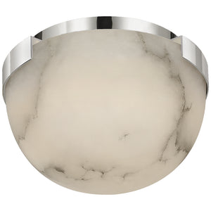 Visual Comfort Signature - KW 4011PN-ALB - LED Flush Mount - Melange - Polished Nickel