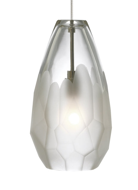 Visual Comfort Modern - 700MPBRLFS-LEDS930 - LED Pendant - Briolette - Satin Nickel