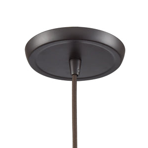 ELK Home - 10446/1 - One Light Mini Pendant - Hand Formed Glass - Oil Rubbed Bronze