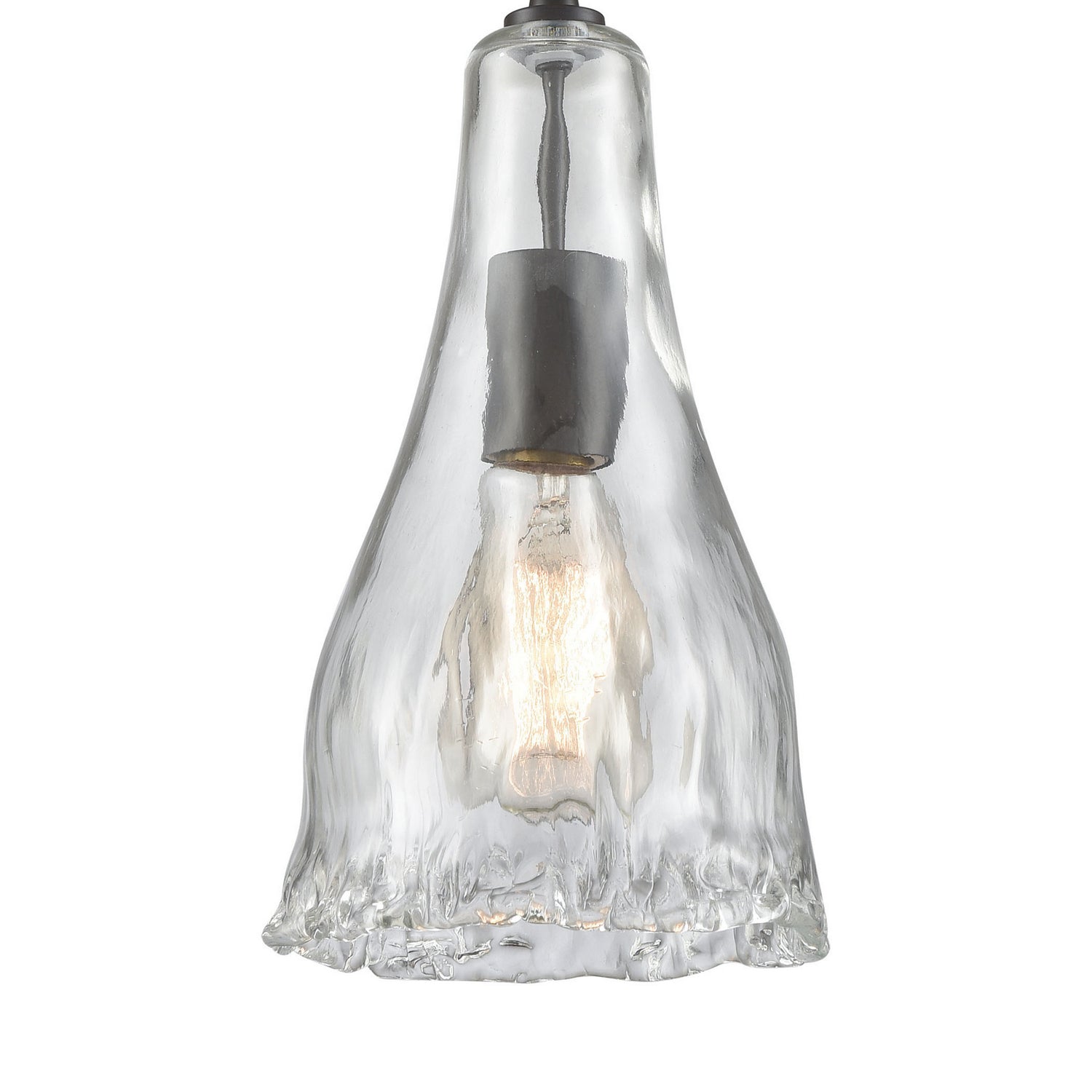 ELK Home - 10446/1 - One Light Mini Pendant - Hand Formed Glass - Oil Rubbed Bronze