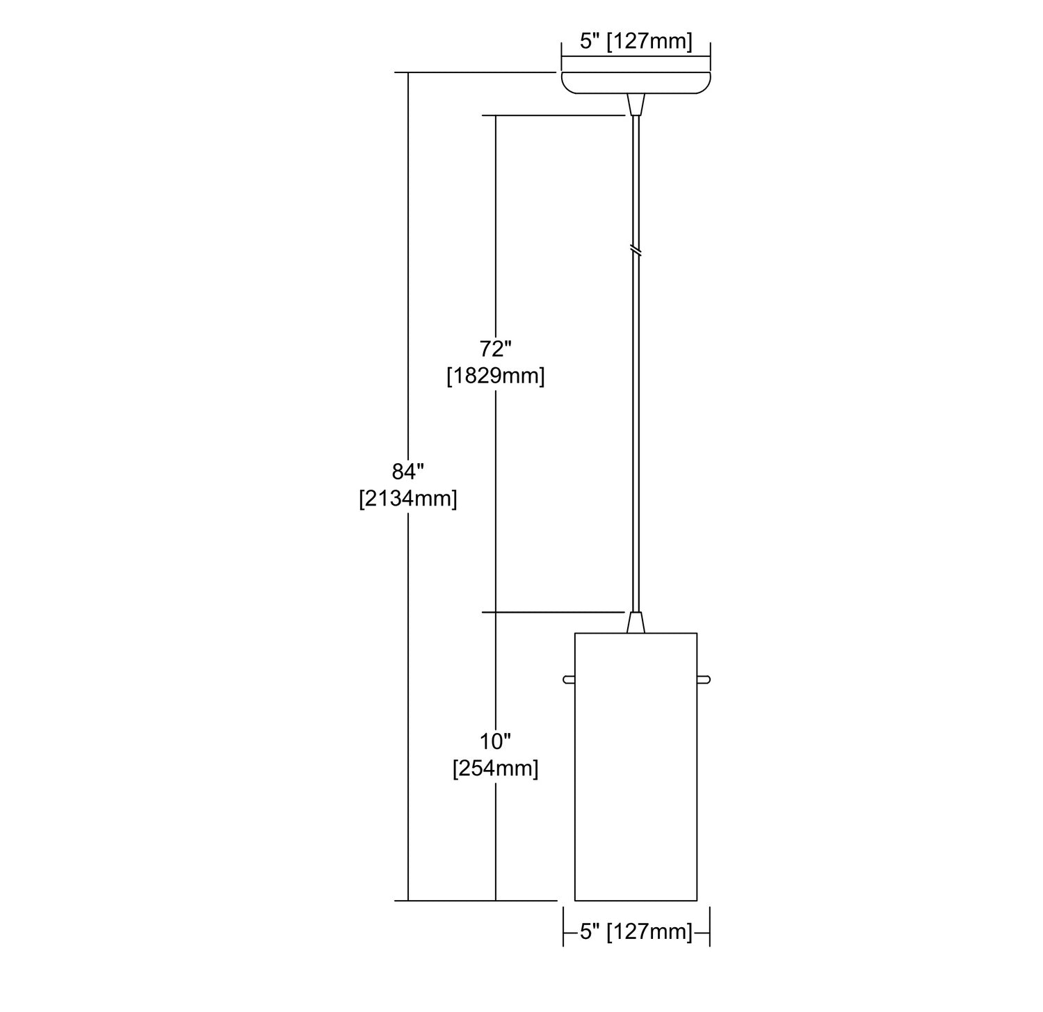 ELK Home - 10447/1 - One Light Mini Pendant - Capri - Satin Nickel