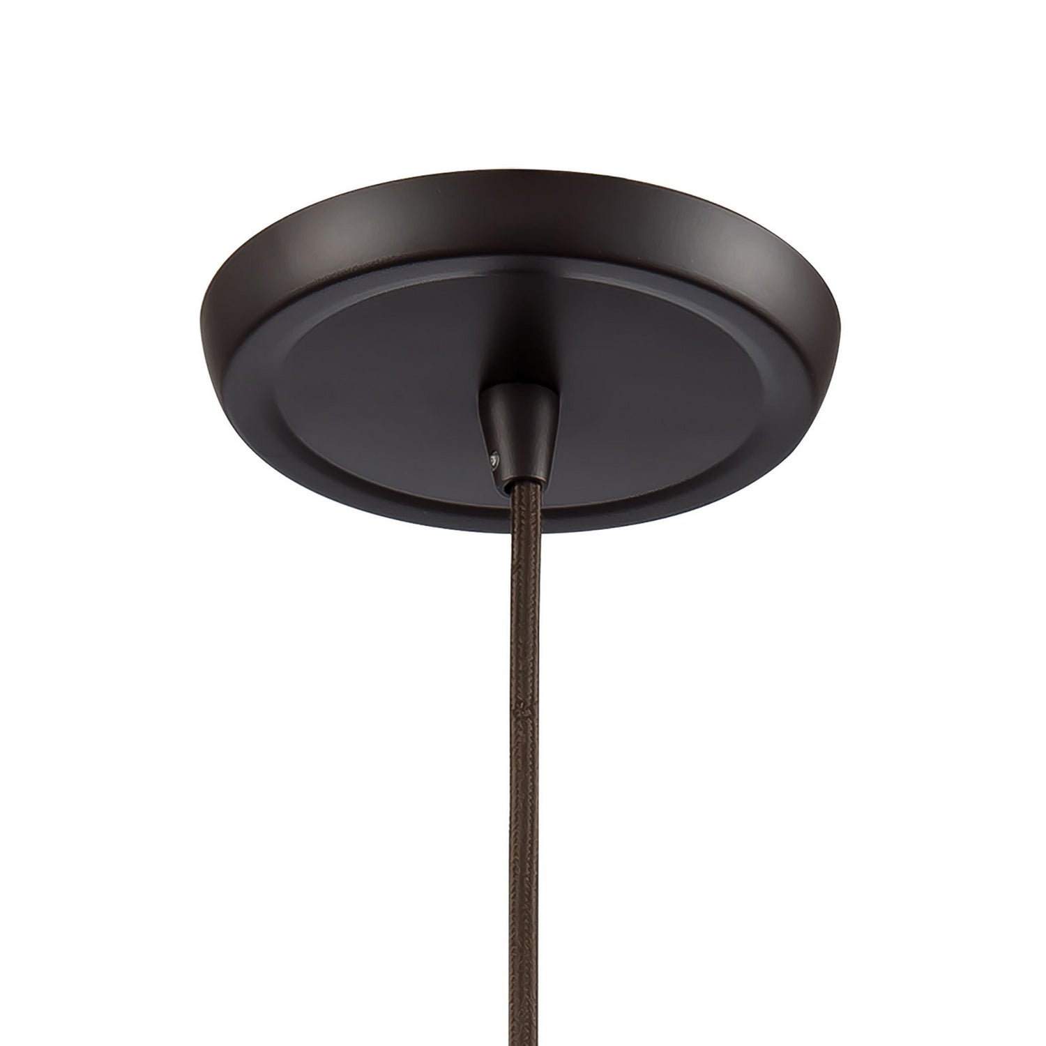 ELK Home - 10555/1 - One Light Mini Pendant - Hand Formed Glass - Oil Rubbed Bronze