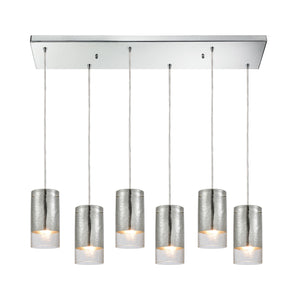 ELK Home - 10570/6RC - Six Light Pendant - Tallula - Polished Chrome