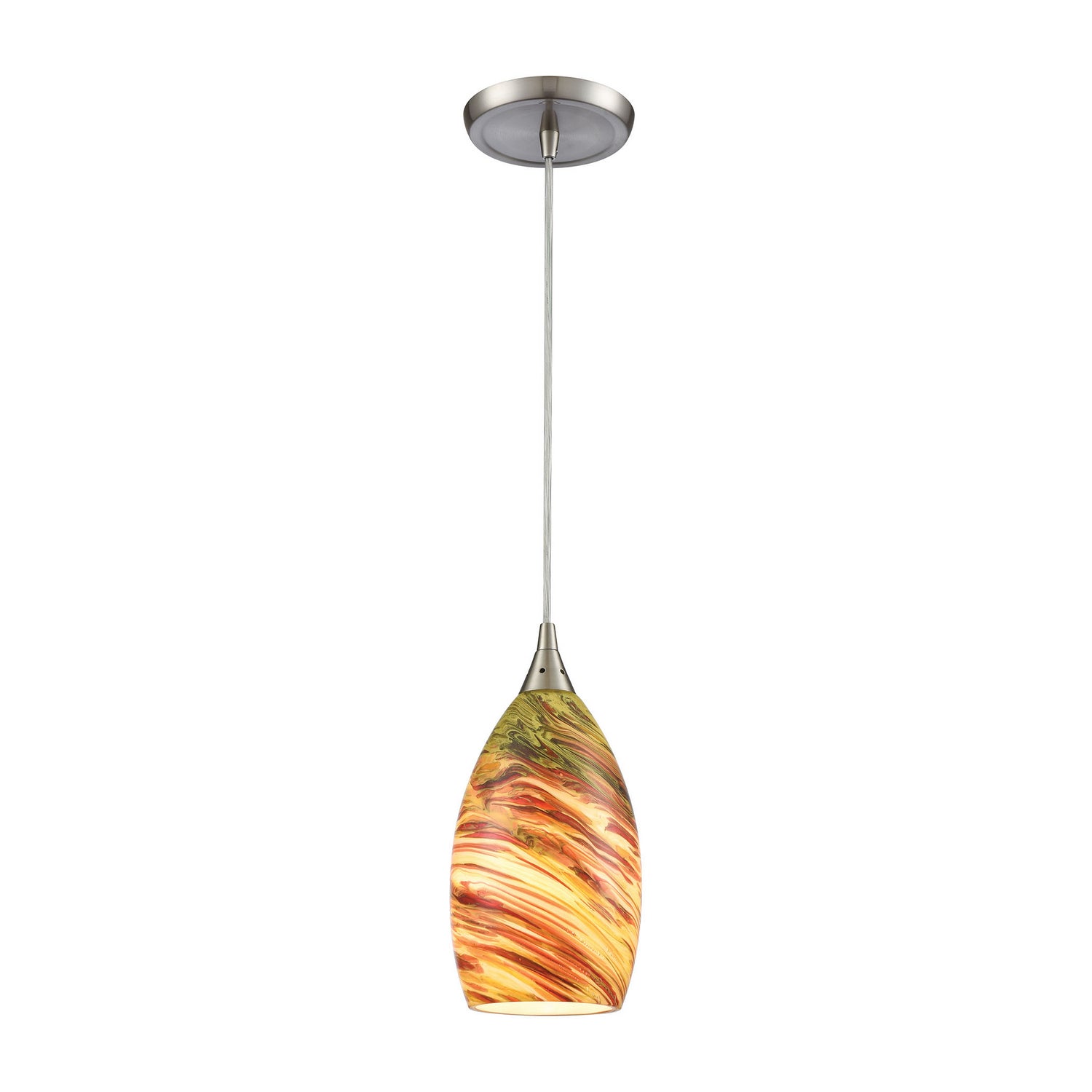 ELK Home - 10630/1 - One Light Mini Pendant - Collanino - Satin Nickel