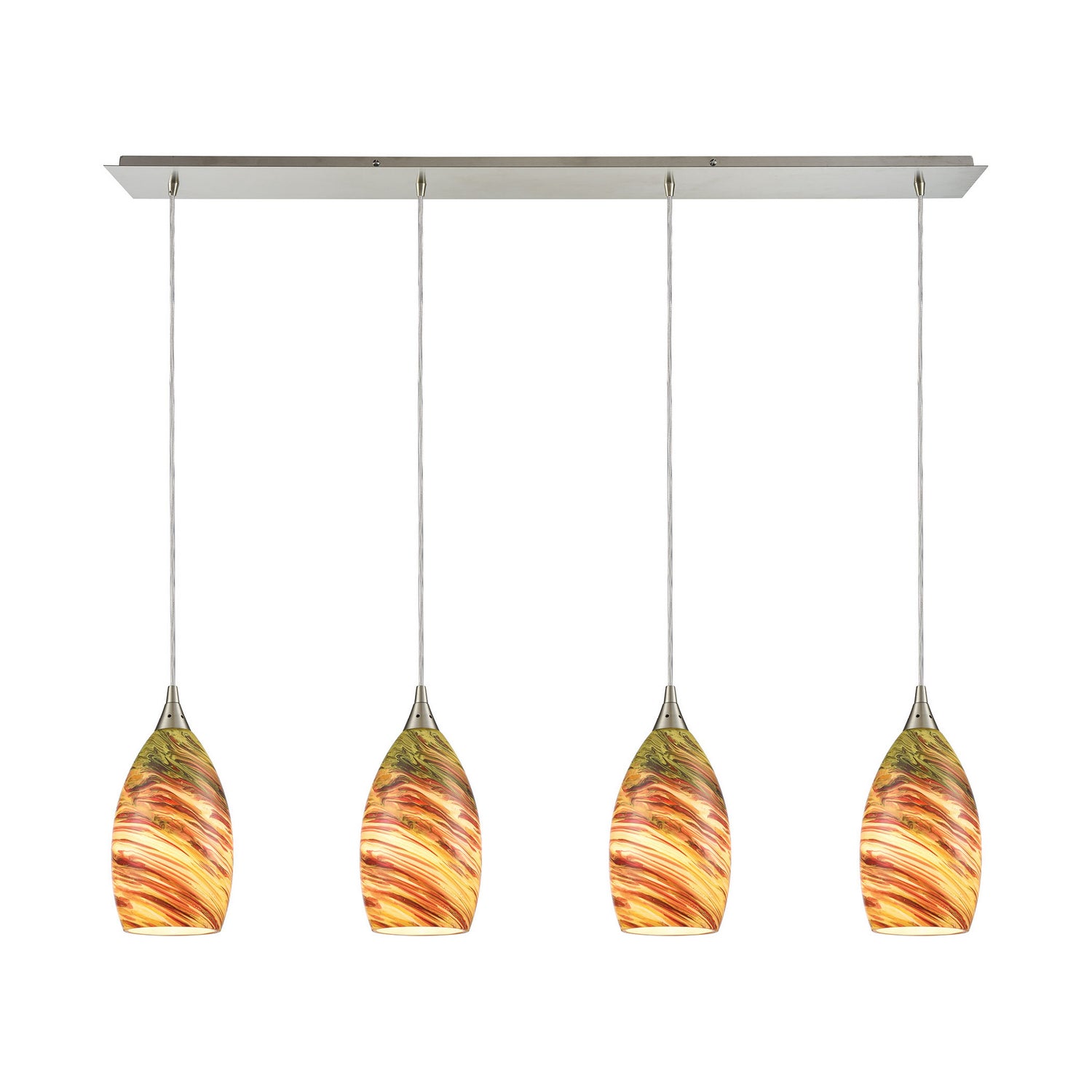 ELK Home - 10630/4LP - Four Light Pendant - Collanino - Satin Nickel