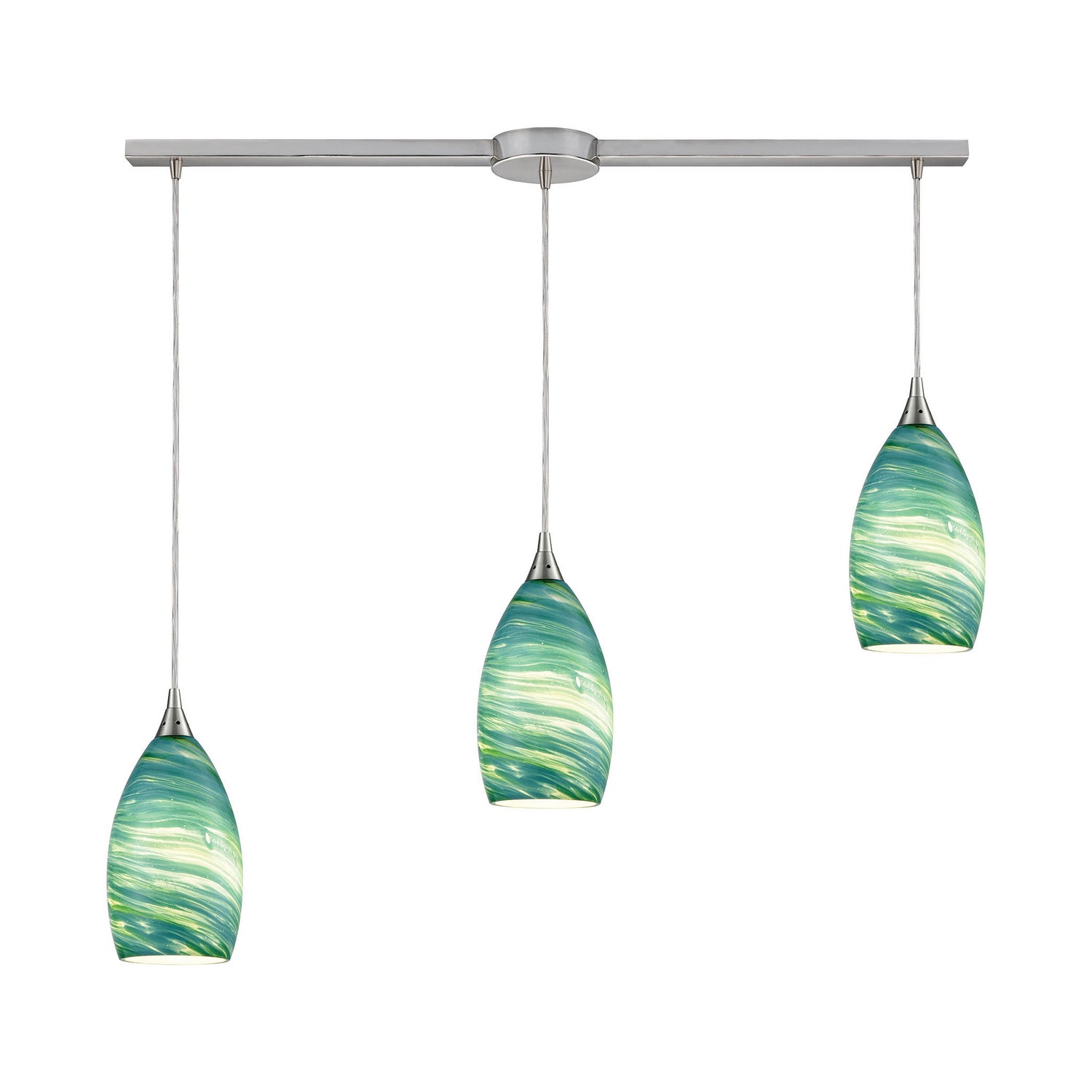 ELK Home - 10650/3L - Three Light Pendant - Collanino - Satin Nickel