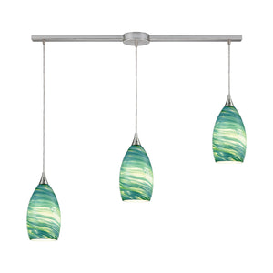 ELK Home - 10650/3L - Three Light Pendant - Collanino - Satin Nickel