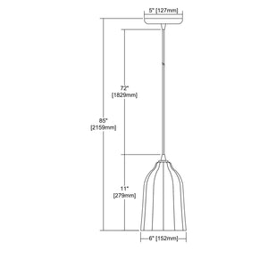 ELK Home - 10671/1 - One Light Mini Pendant - Hand Formed Glass - Oil Rubbed Bronze