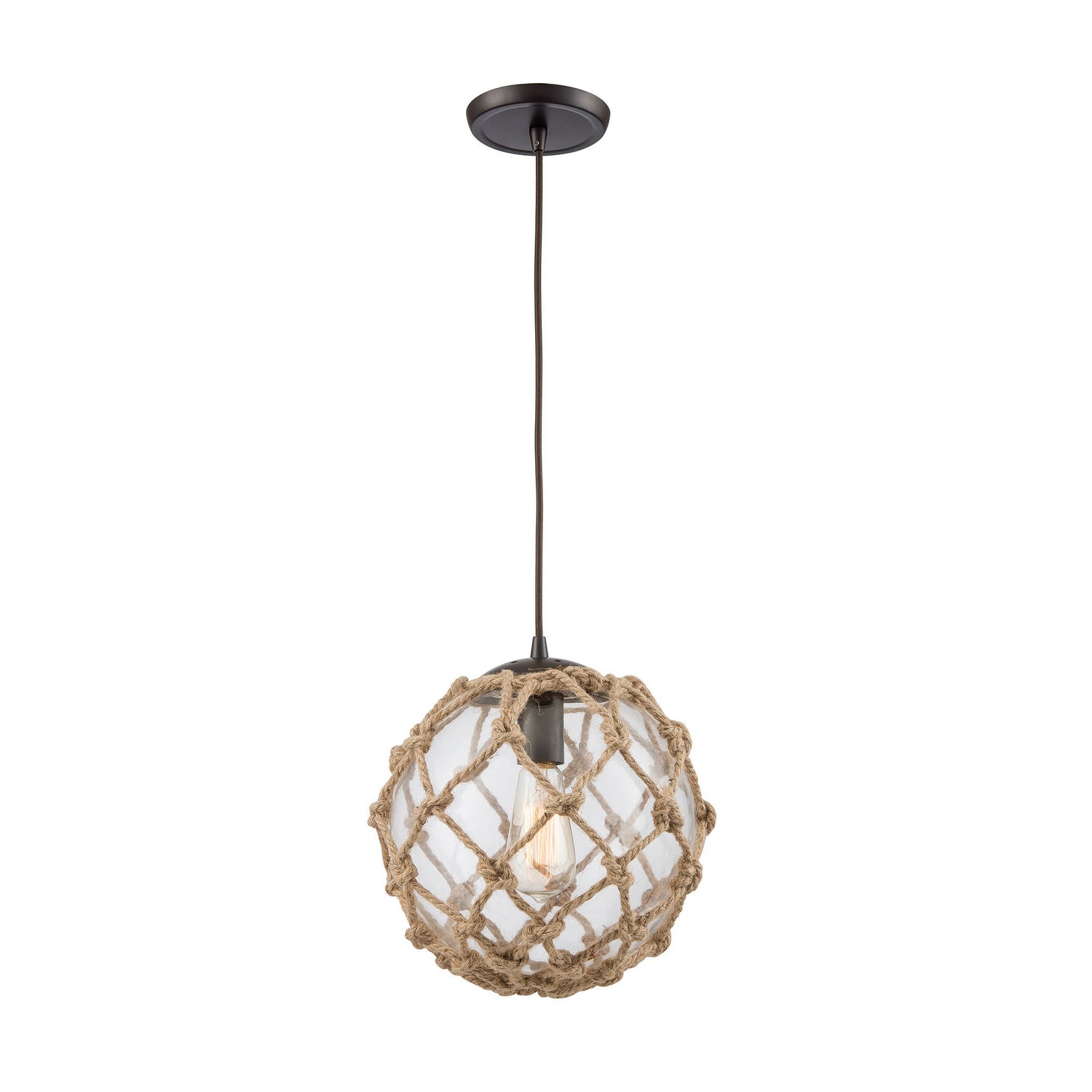 ELK Home - 10715/1 - One Light Mini Pendant - Coastal Inlet - Oil Rubbed Bronze