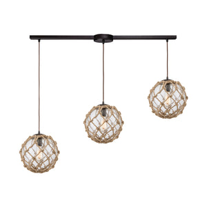 ELK Home - 10715/3L - Three Light Pendant - Coastal Inlet - Oil Rubbed Bronze