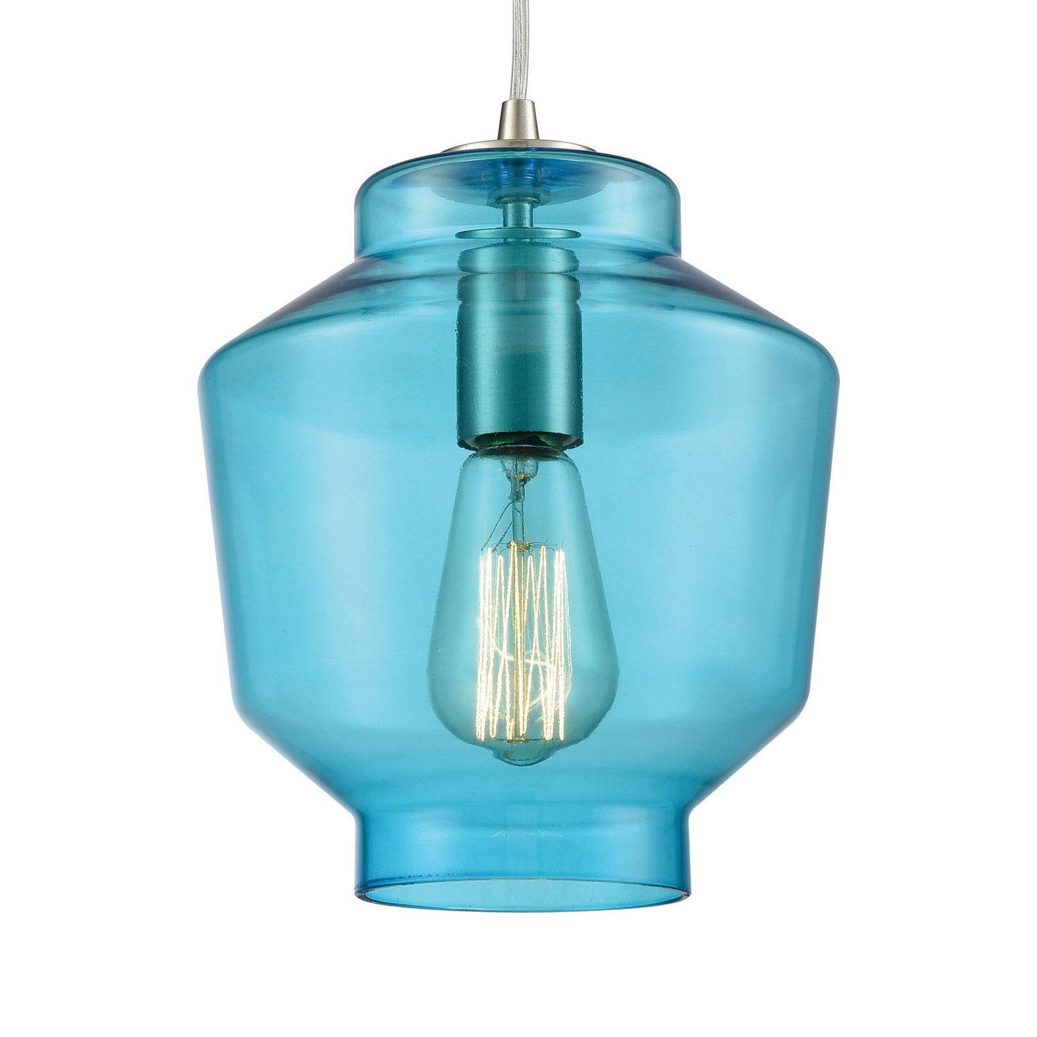 ELK Home - 10915/1 - One Light Mini Pendant - Barrel - Satin Nickel