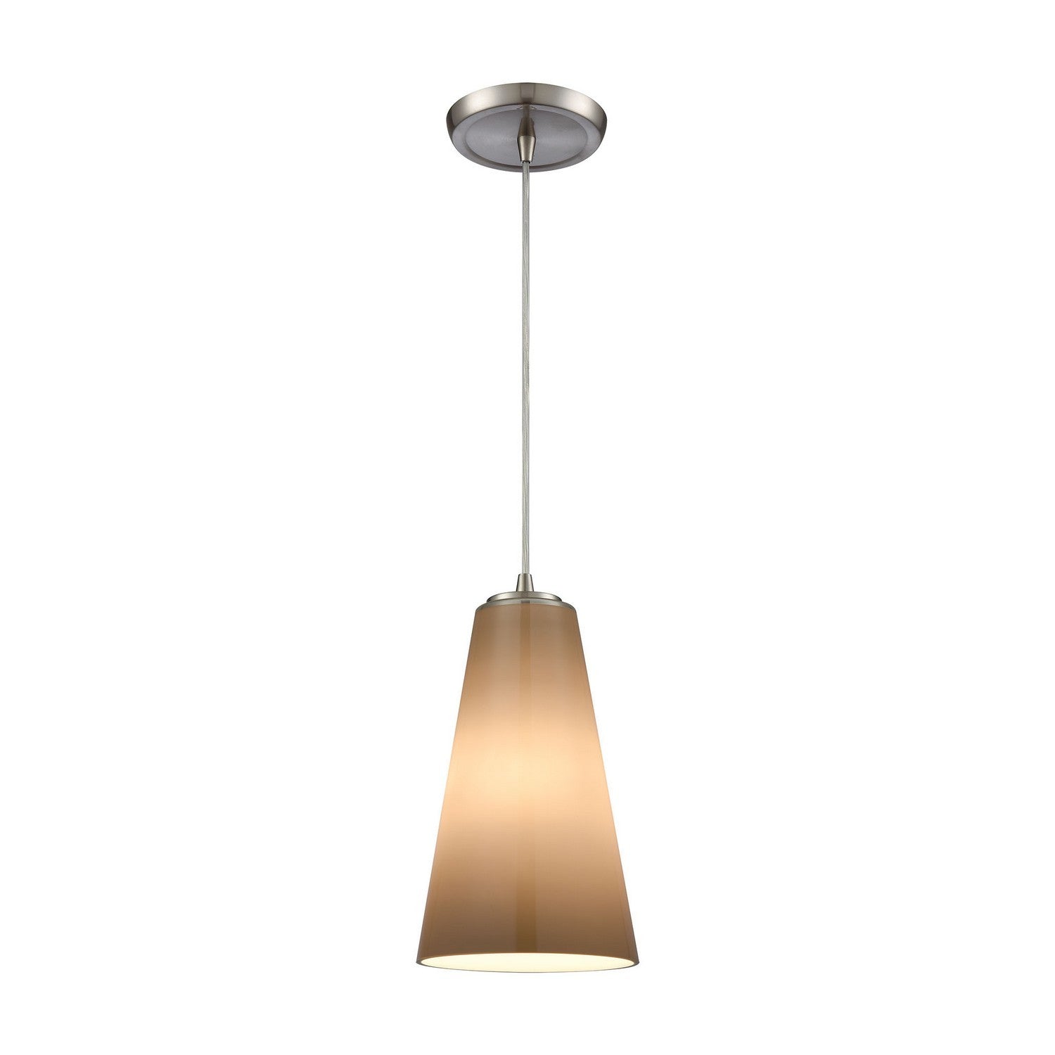 ELK Home - 10940/1 - One Light Mini Pendant - Connor - Satin Nickel