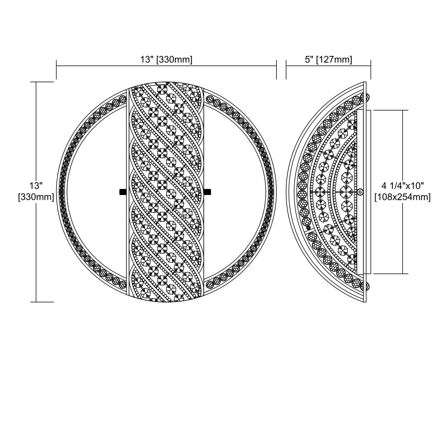 ELK Home - 11090/2 - Two Light Wall Sconce - Bradington - Weathered Zinc