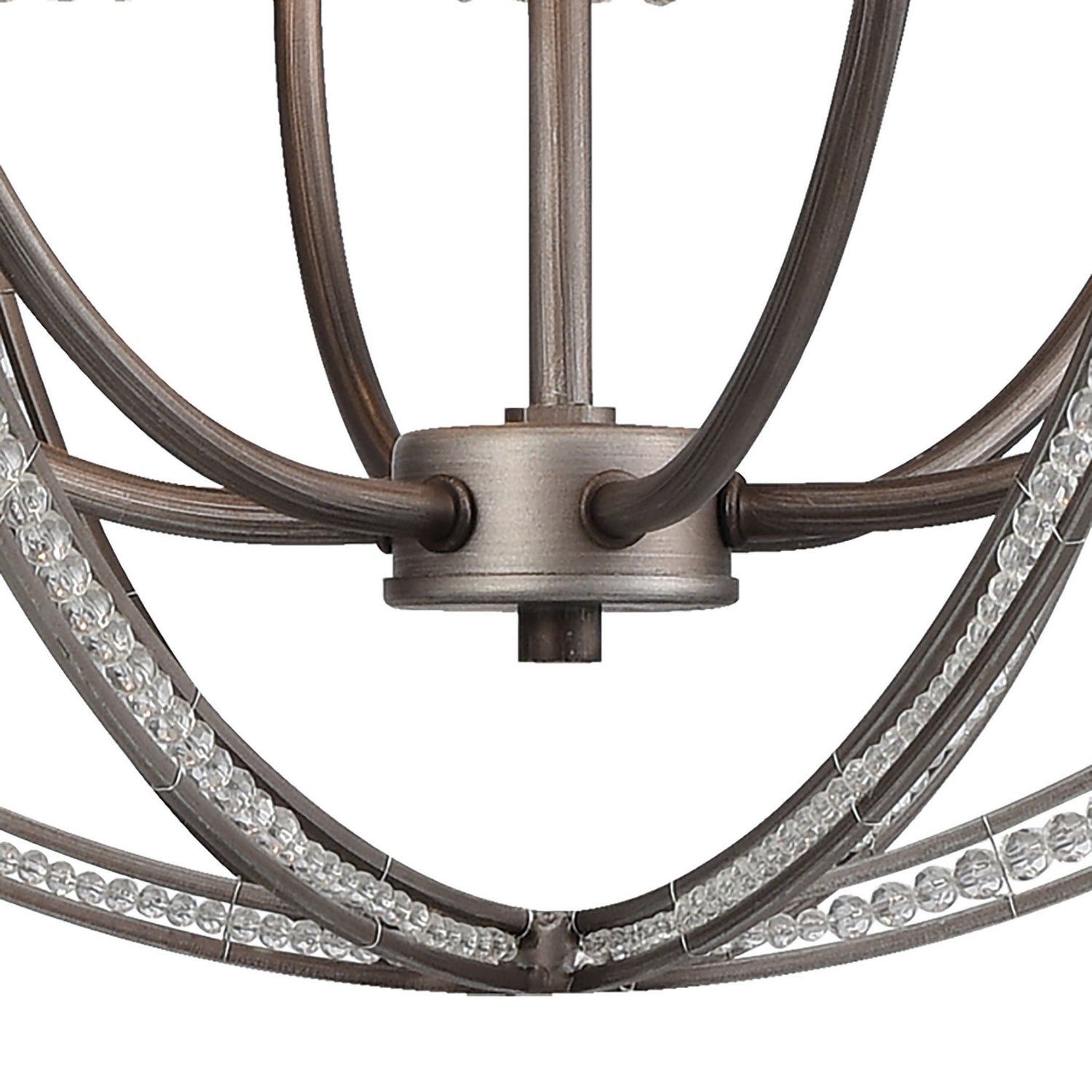 ELK Home - 11094/6 - Six Light Chandelier - Bradington - Weathered Zinc