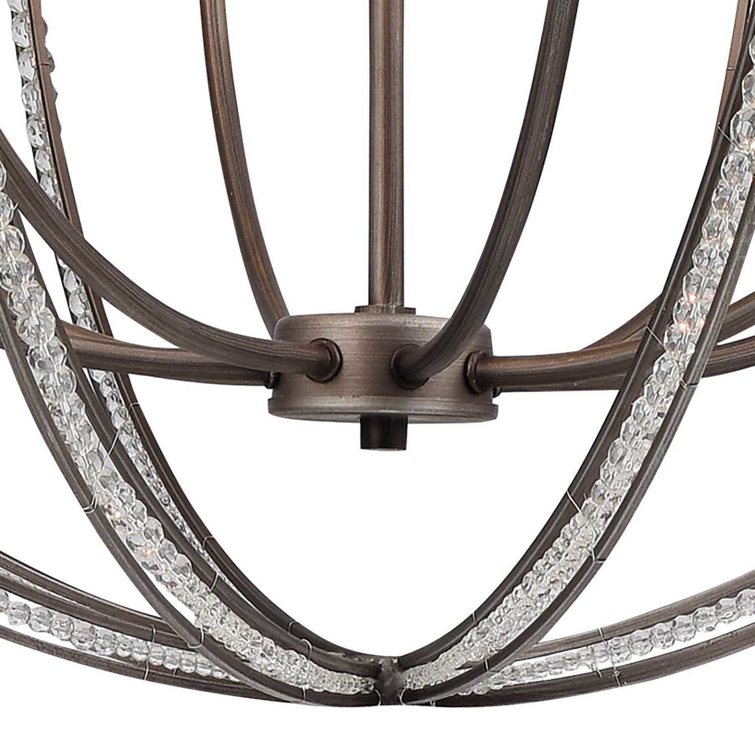 ELK Home - 11095/8 - Eight Light Chandelier - Bradington - Weathered Zinc