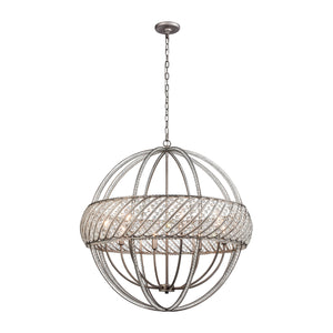 ELK Home - 11095/8 - Eight Light Chandelier - Bradington - Weathered Zinc