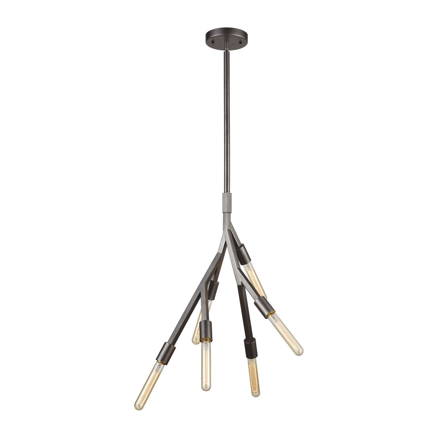 ELK Home - 11849/6 - Six Light Chandelier - Free Form - Dark Graphite